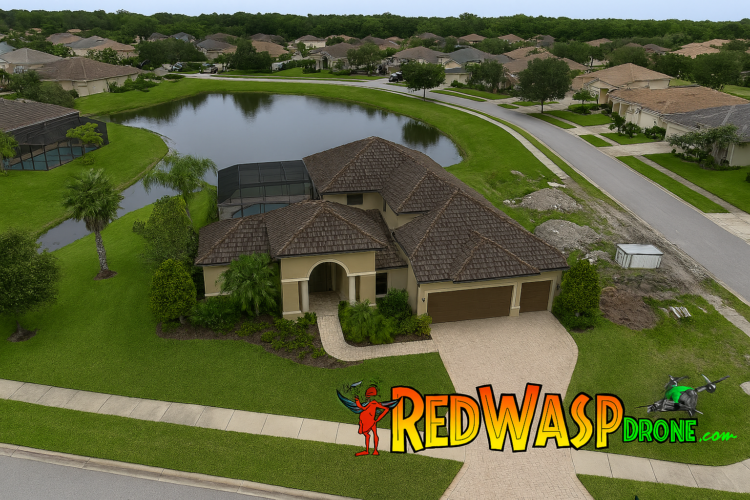 Red Wasp Drone offers real estate aerial photography in Kissimmee, Orlando & nearby cities, Stunning drone visuals that elevate your property listings
