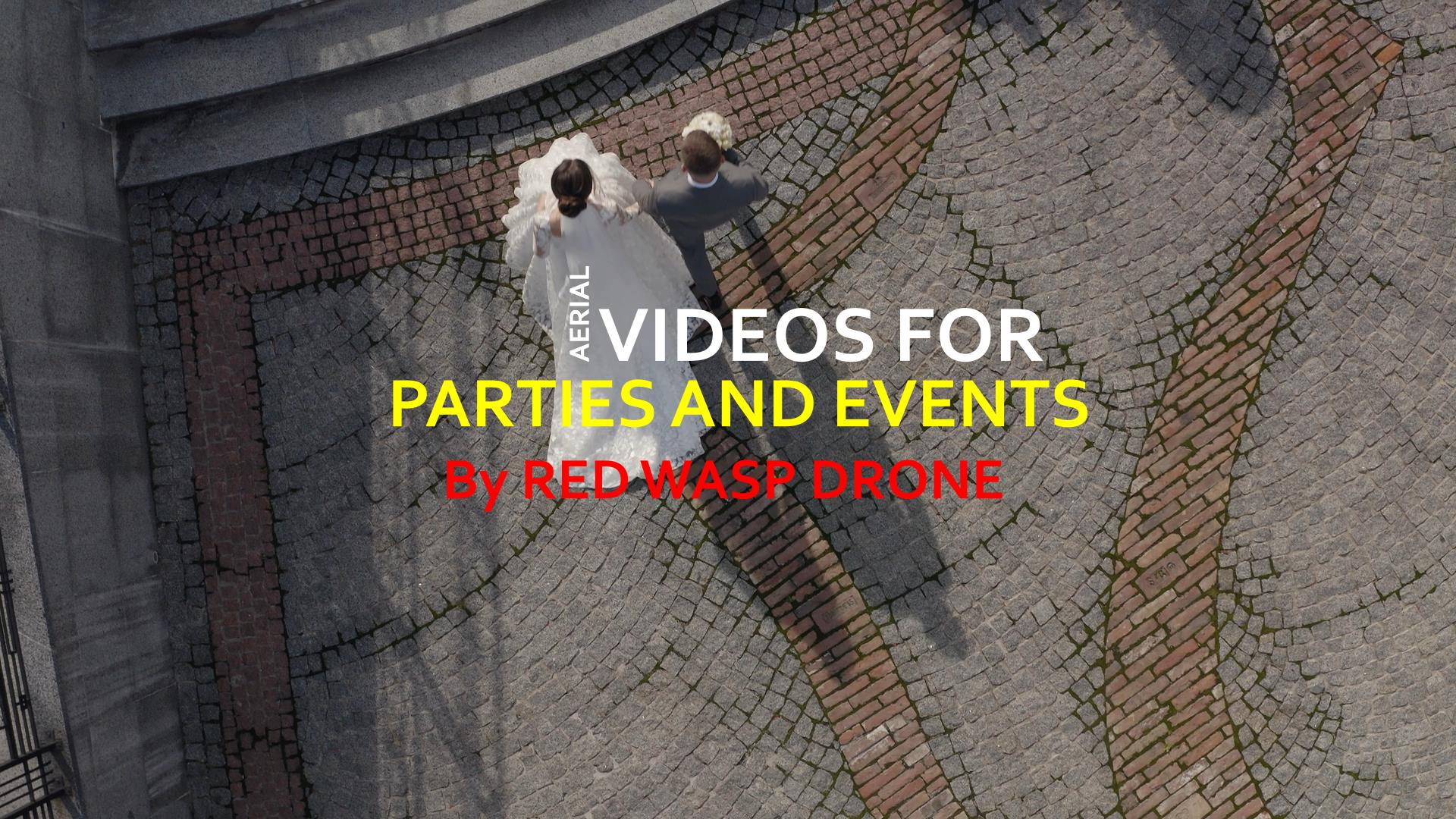Red Wasp Drone captures weddings & events in Kissimmee, Orlando & beyond with stunning aerial photos & 4K video, FAA-certified cinematic coverage